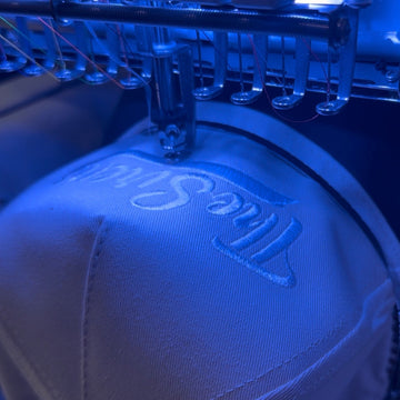 Custom embroidered hat at Anchor Point Threads