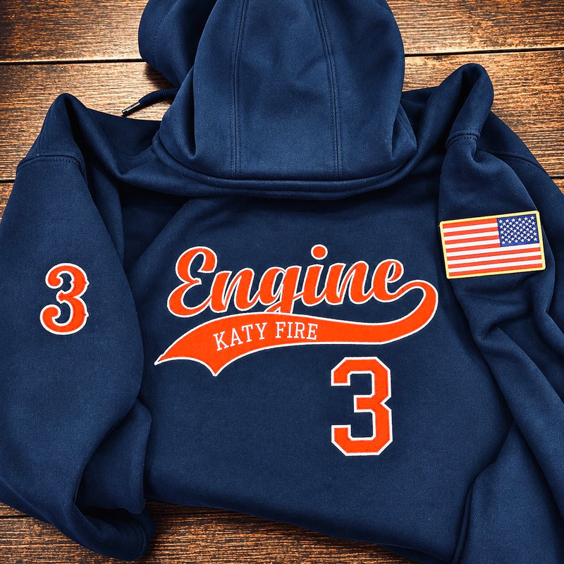 Custom embroidered Carhartt Rain Defender Quarter Zip hoodie