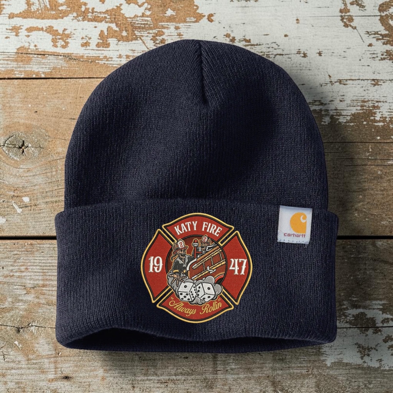 Custom Embroidered Beanie by Anchor Point Threads