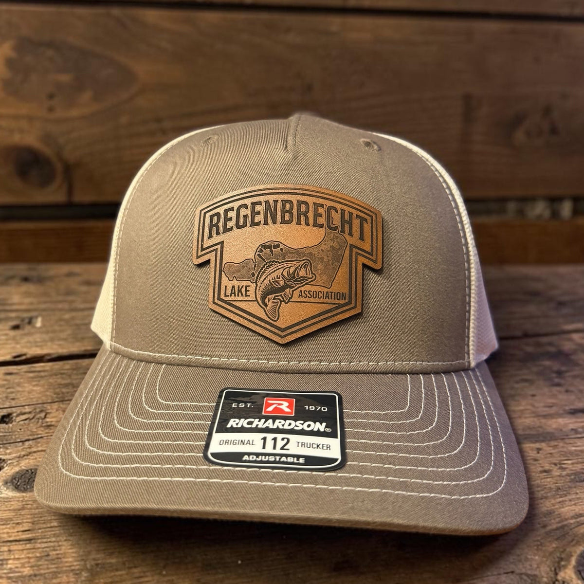 Custom Leather Patch Hats by Anchor Point Threads