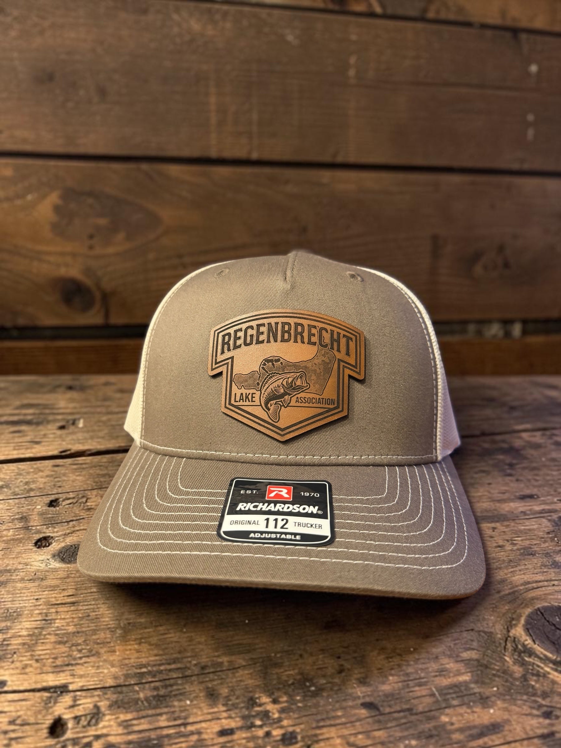 Custom Leather Patch Hats by Anchor Point Threads