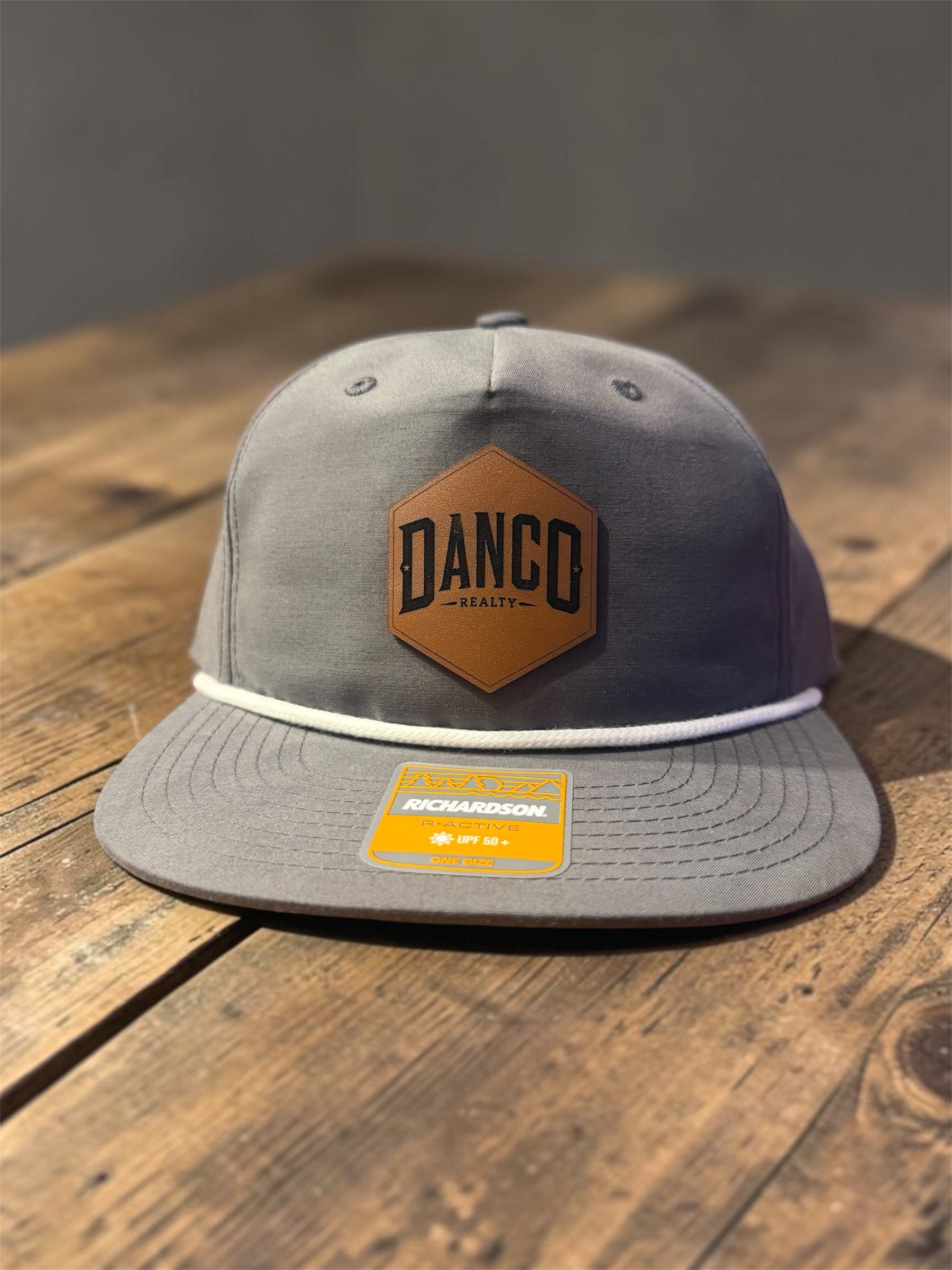 Custom Leather Patch Hats by Anchor Point Threads