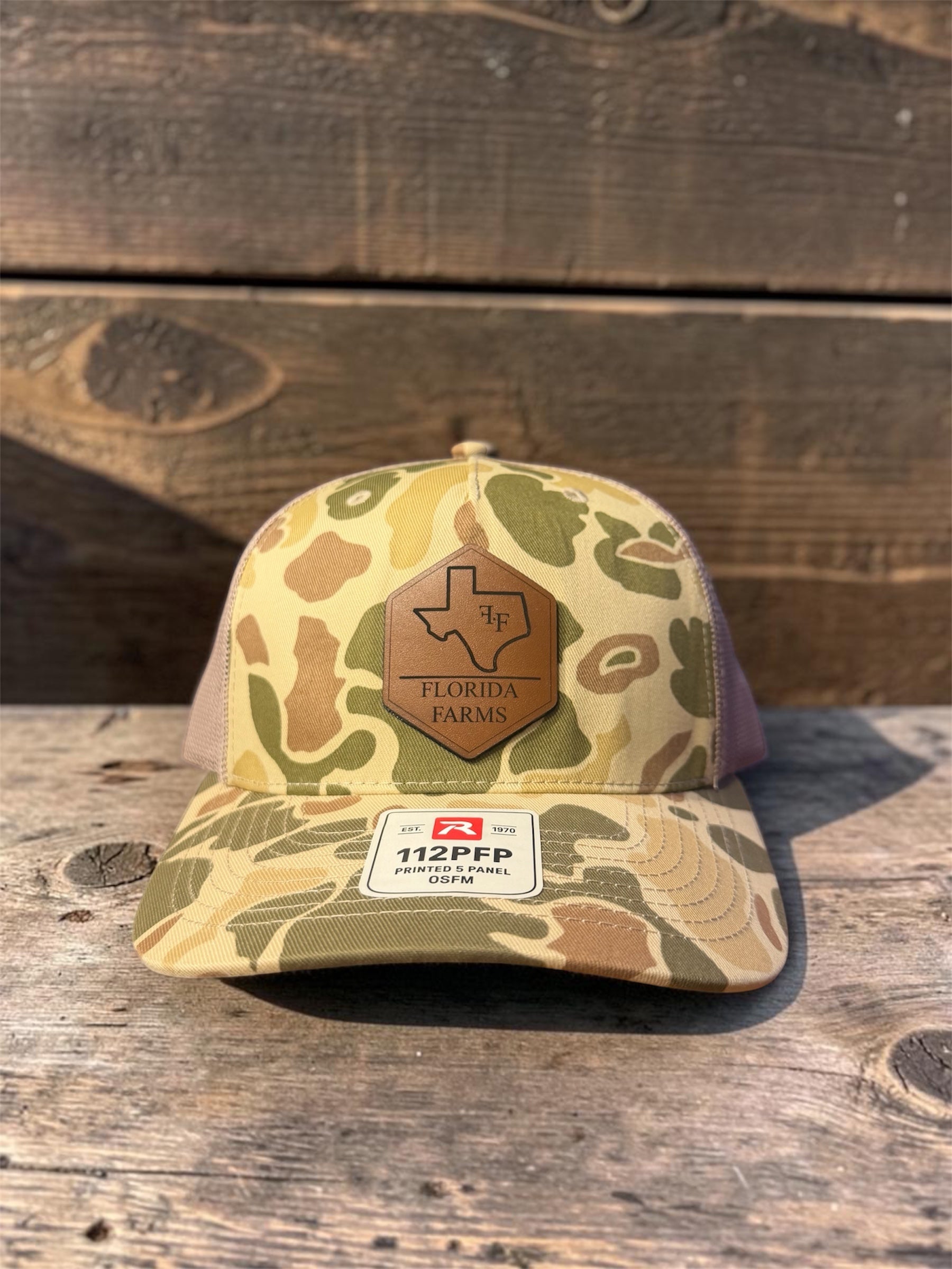 Custom Leather Patch Hats by Anchor Point Threads