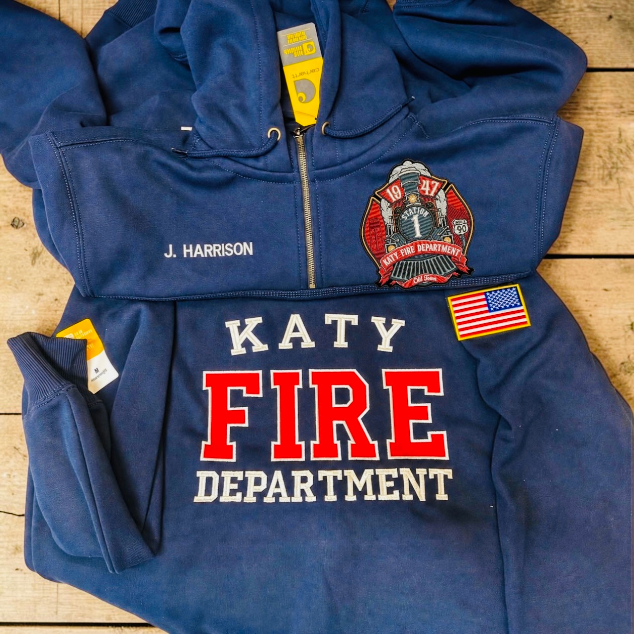 Custom Carhartt® Rain Defender® Quarter Zip by Anchor Point Threads