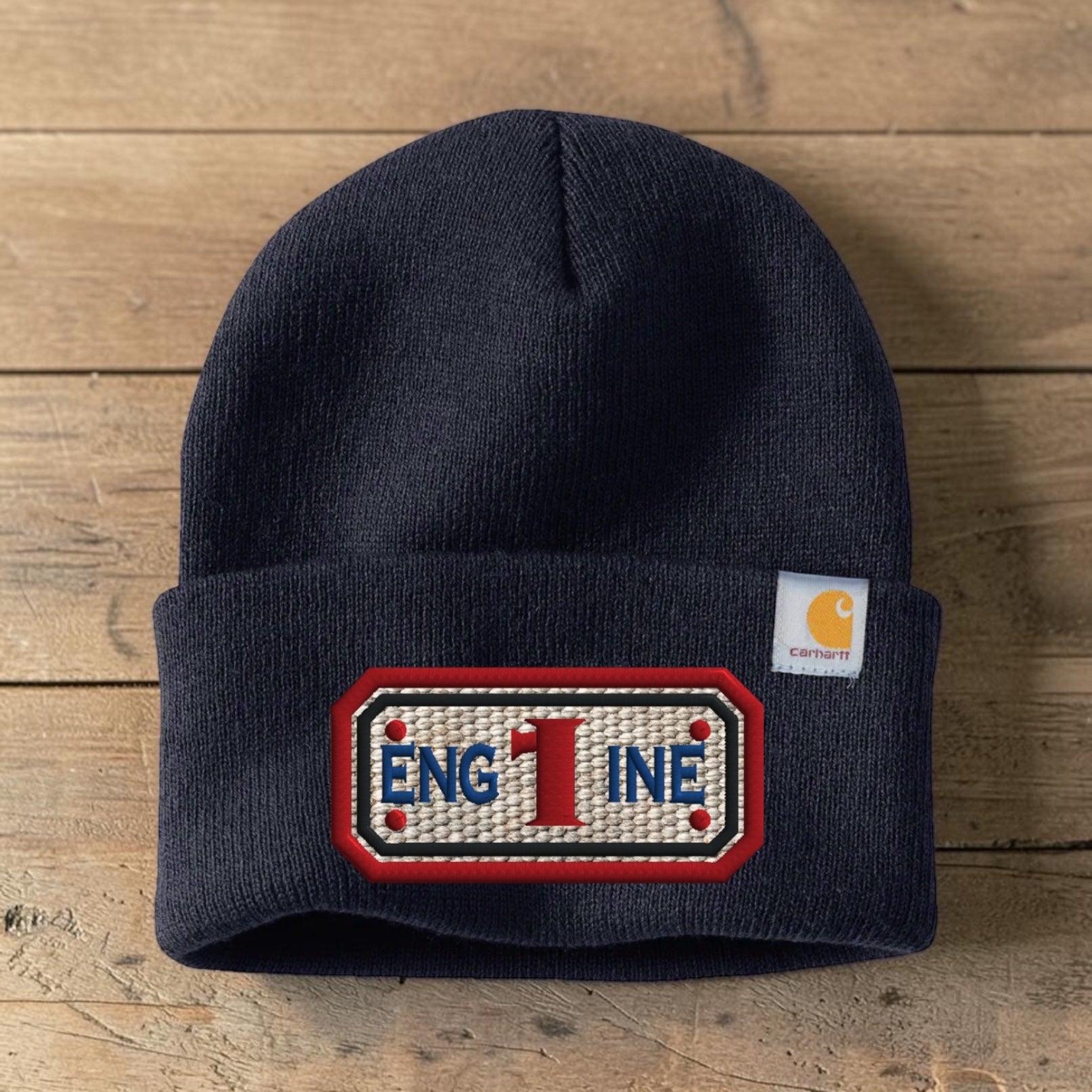 Backstep Patch Beanie by Anchor Point Threads