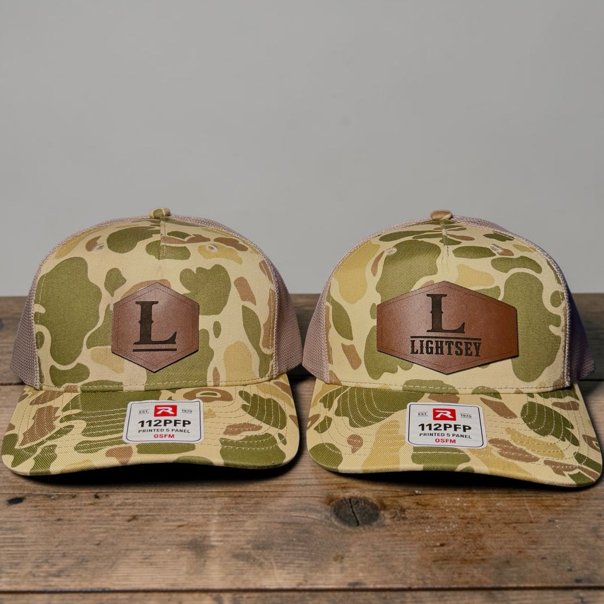 Custom Leather Patch Hat by Anchor Point Threads